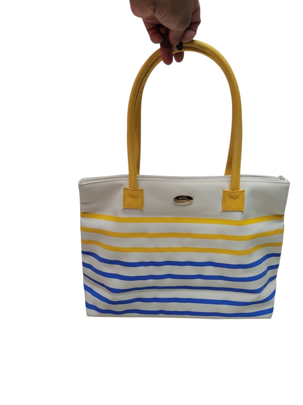 Christian Dior Striped Beach Tote